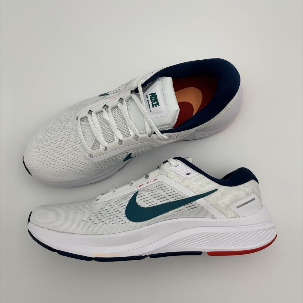 Mens Nike Air Zoom Structure 24 White Spruce Valerian Blue size 10